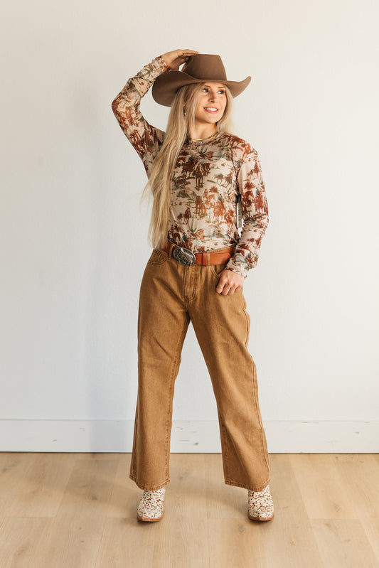 TH2921 41F BROWN PANT (7 Pieces)