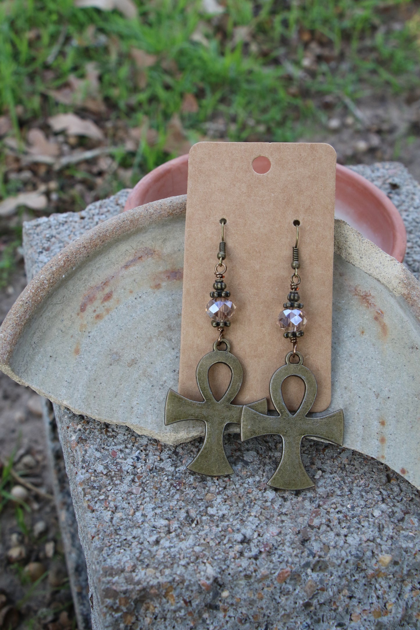 12222 E2-61 CHOPPER CROSS WITH CRYSTAL DETAILS ER