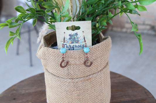 122161 R3-82 TURQ HORSESHOE ER