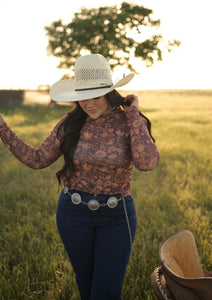 RTS TH1221 BROWN TOOLED  MESH TOP