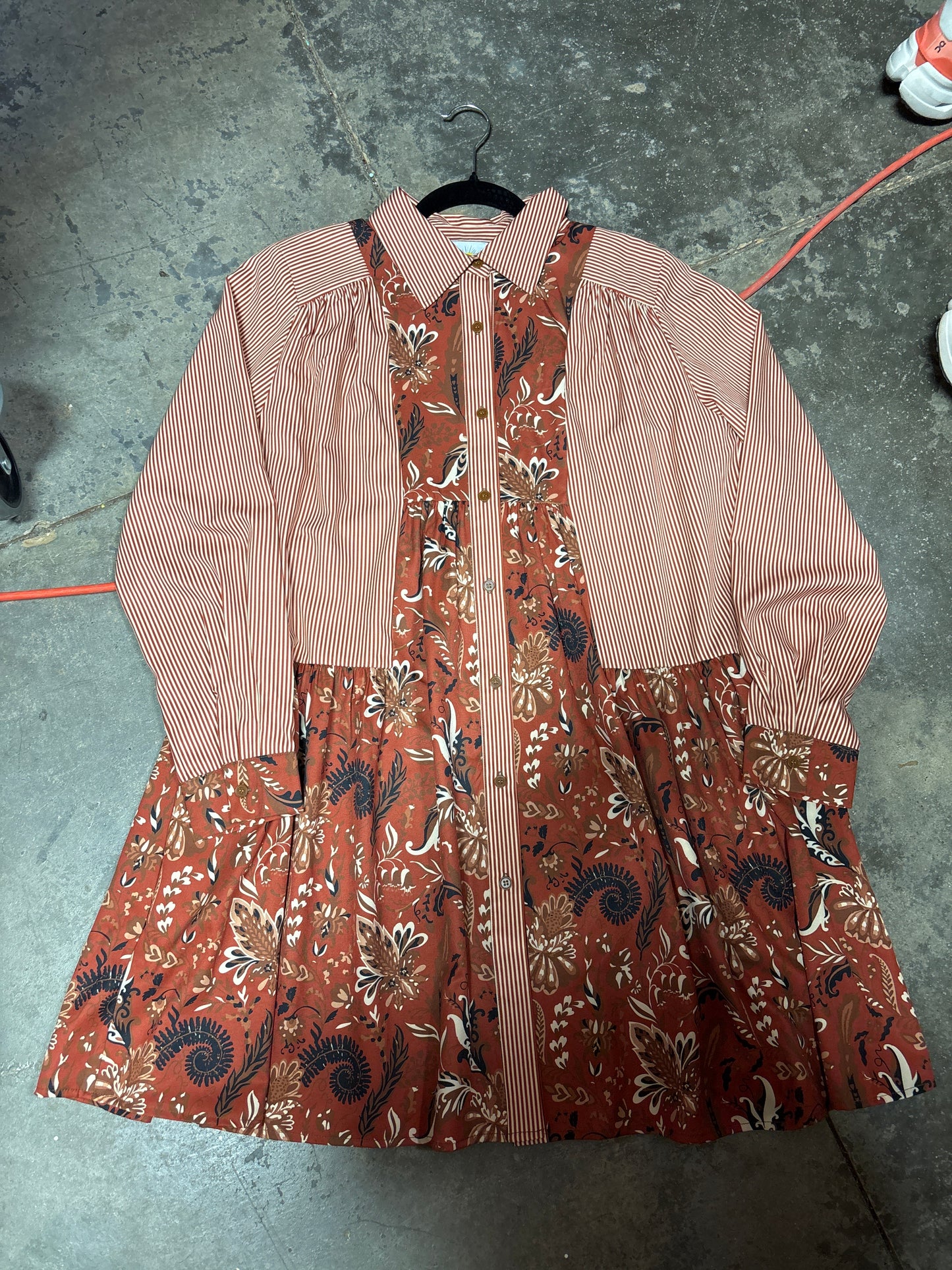 TH5010 BROWN PAISLEY FLORAL (7 PIECE)