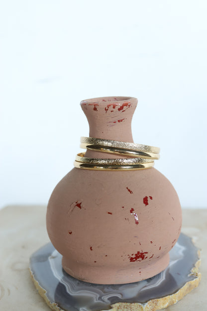 164 R1-40 4 SET FAUX GOLD BANGLE SET