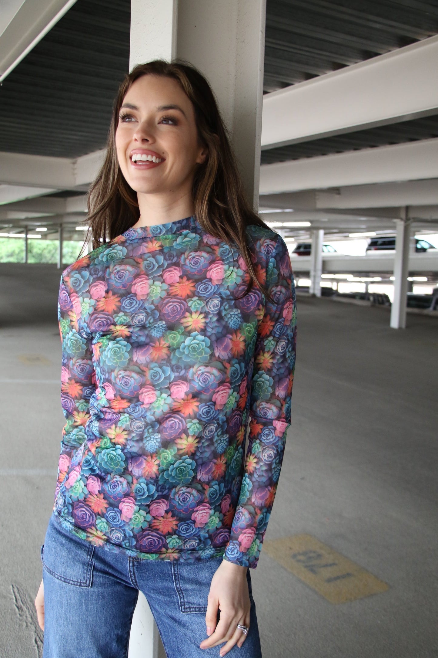 1221 SUCCULENT MESH TOP - SINGLE