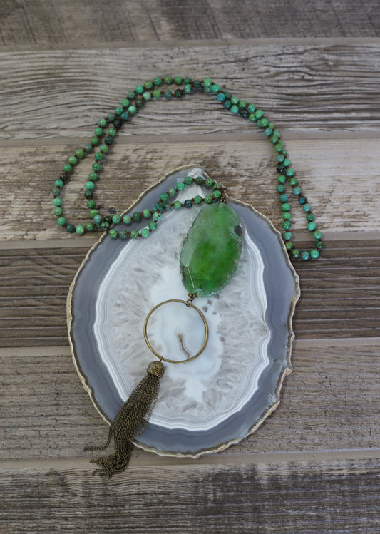 7242 N1-15 GREEN AGATE ON 36” NL