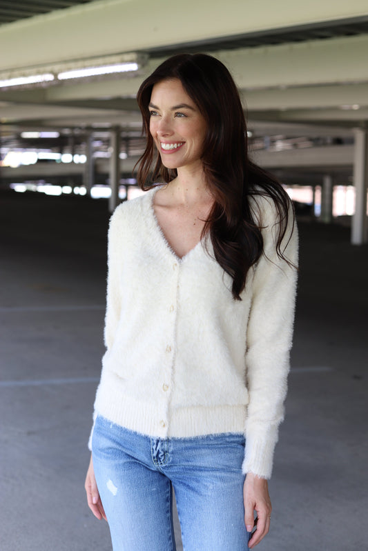 TH1625 FUZZY BUTTON SWEATER IVORY  (7)