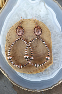 0241 T174 COPPER EARRING