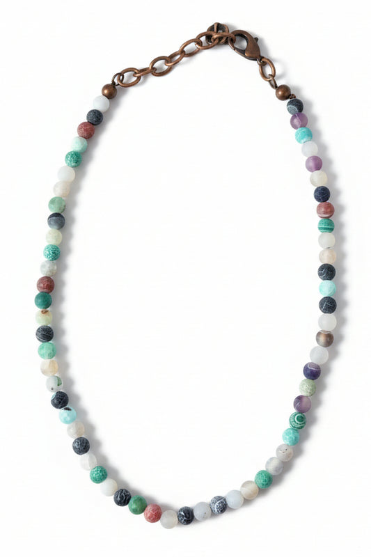 2242617 MULTI BLUE AND PURPLE BEAD NL
