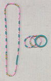 PINK SEED BEAD SET