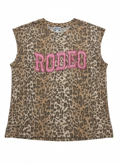 VR3 VINTAGE CHEETAH PINK "RODEO" TANK(7 PIECE- WOMEN)