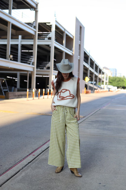 TH2109 S128 GREEN GINGHAM PANT (1 Piece)