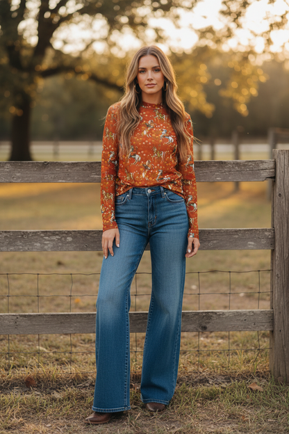 TH1221 RED COWBOY  (7 Piece)