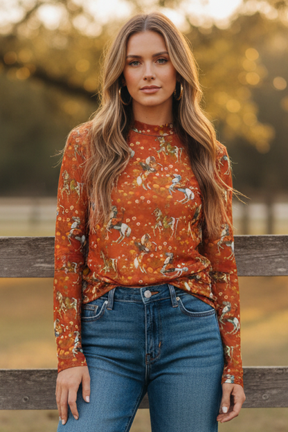 TH1221 RED COWBOY  (7 Piece)