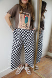 2108  BLACK WHITE CHECK PANT