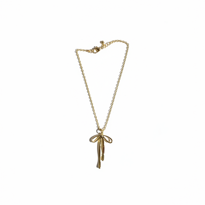 7251 R1-36 BOW DIPPED GOLD NL -SMALL