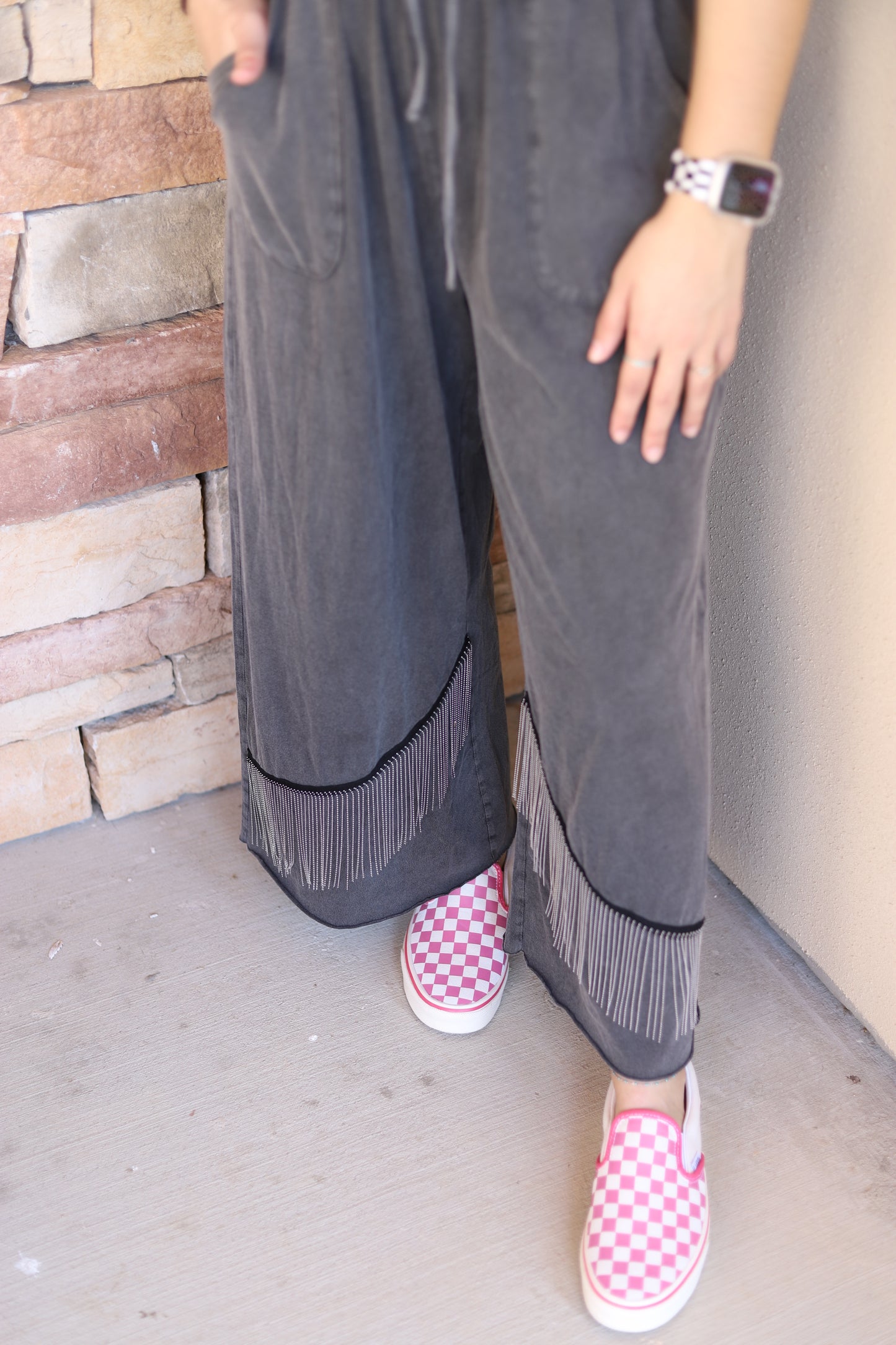 3009 FRINGE VINTAGE WASH SET ( TOP & BOTTOM)