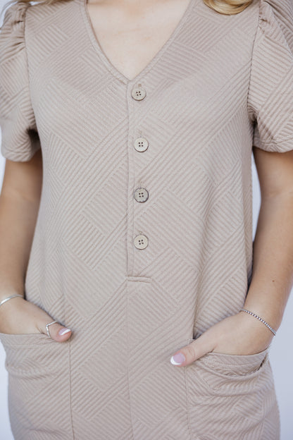 TH88 TAUPE QUILTED JUMPER (7 Piece)2