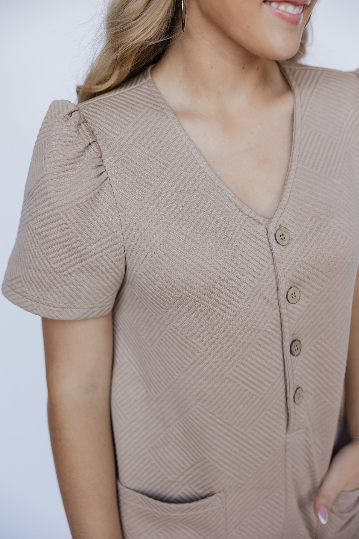 TH88 TAUPE QUILTED JUMPER (7 Piece)2