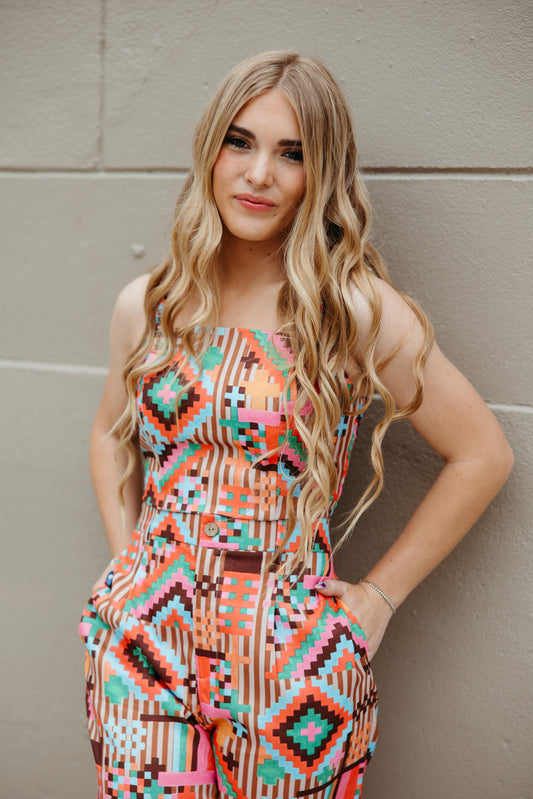 TH4400 FUNKY AZTEC TOP (7 Piece)