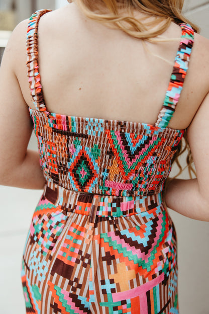 TH4400 FUNKY AZTEC TOP (7 Piece)