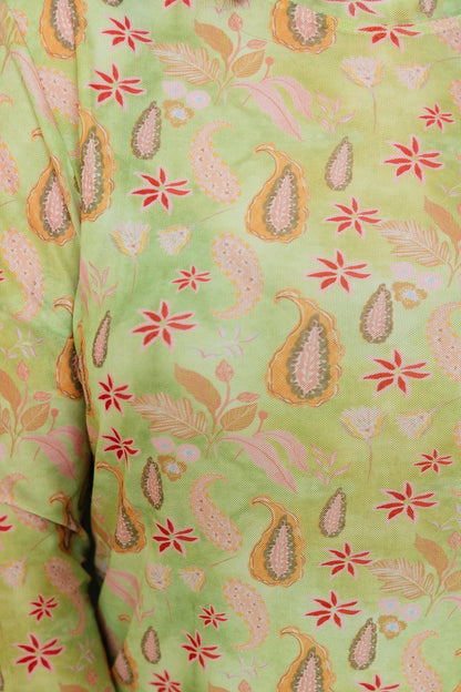 TH1221 NEON PAISLEY  MESH TOP (7 Piece)