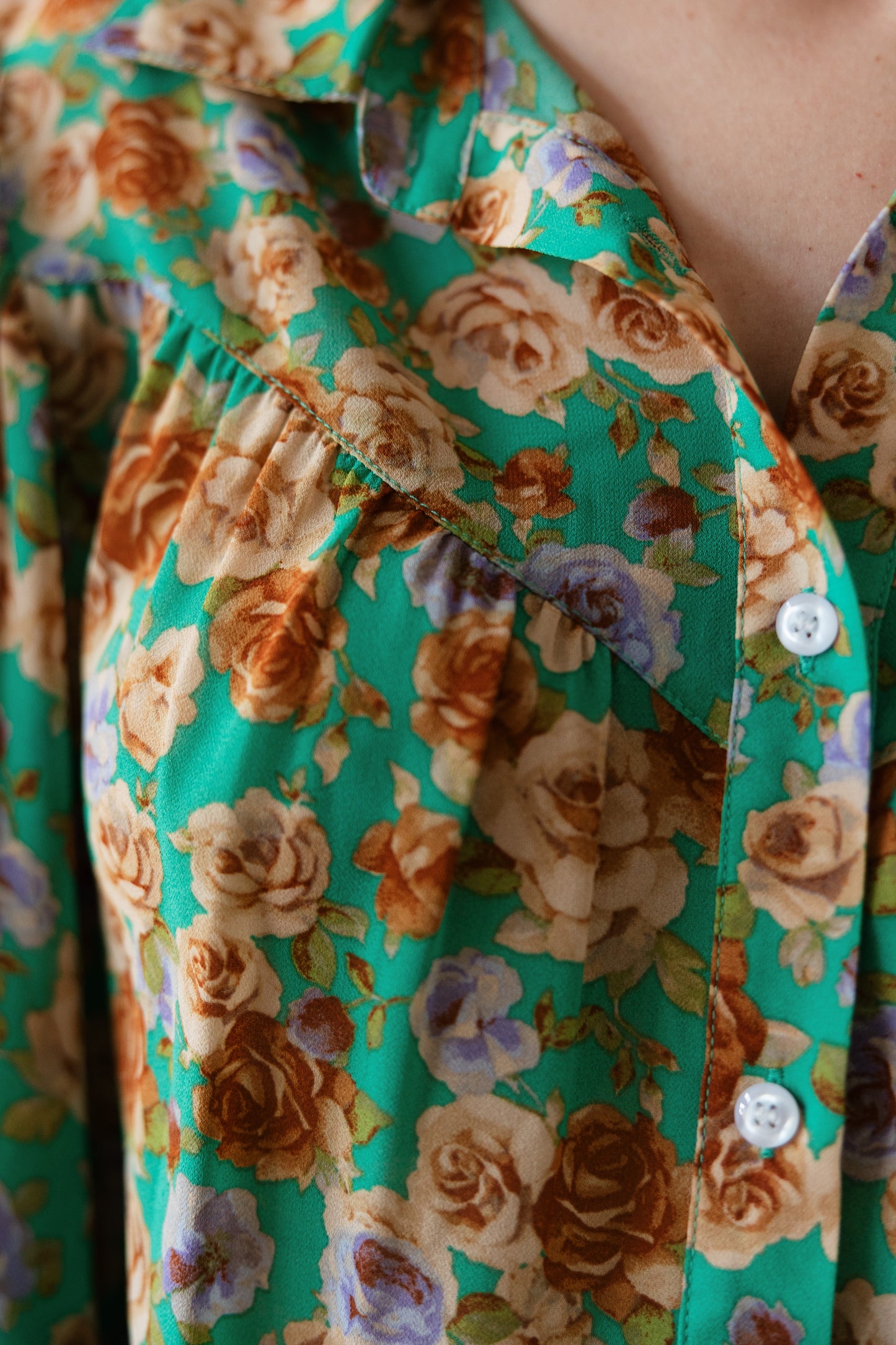 TH24 GREEN FLORAL (7 Piece)