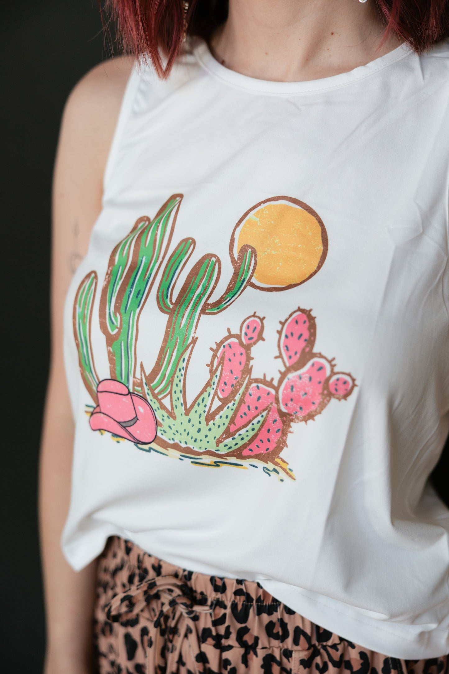 TH81 NEON CACTUS TANK (1 PIECE)