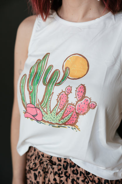 TH81 NEON CACTUS TANK (1 PIECE)