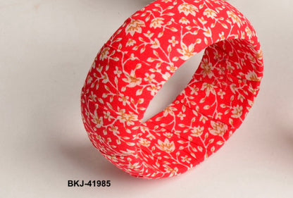 TH1154 FABRIC BANGLE - RED