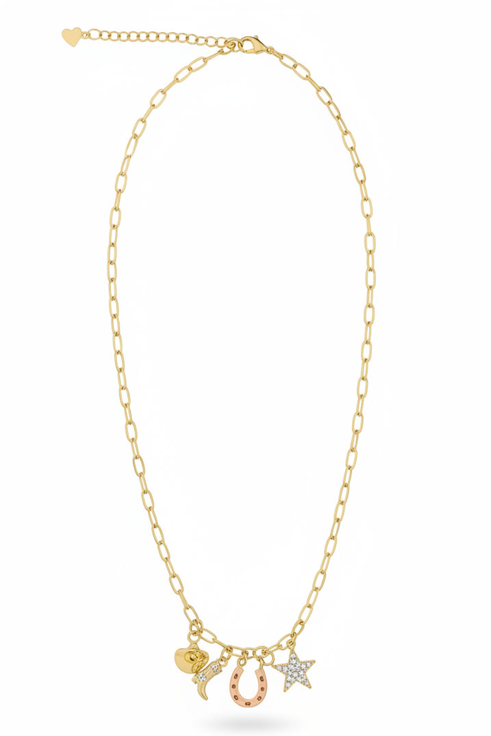 62242612 GOLD CHARM CHAIN NL