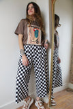 2108  BLACK WHITE CHECK PANT