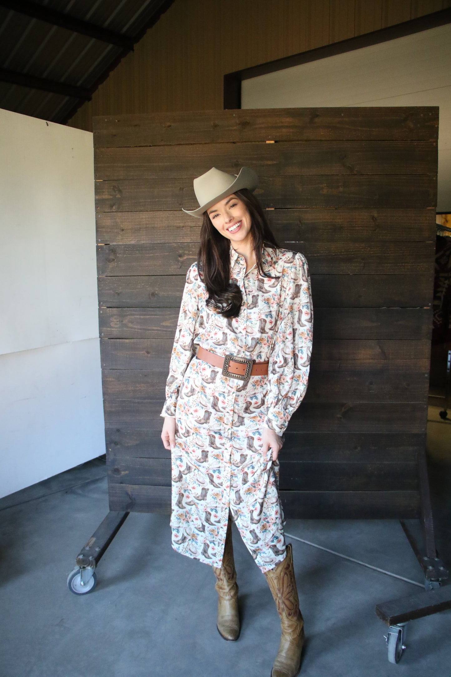 TH11 BOOT FLORAL DRESS (7 pack)