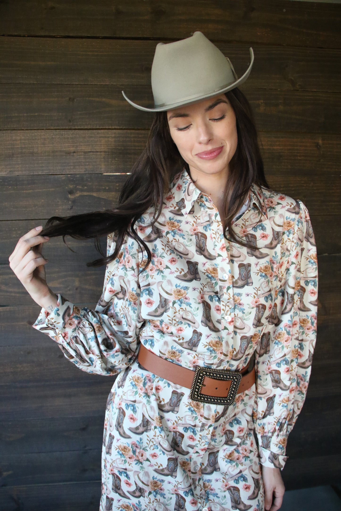 TH11 BOOT FLORAL DRESS (7 pack)