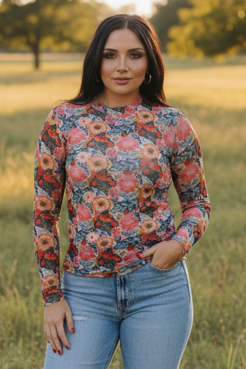 TH1221 VINTAGE POPPIE MESH TOP (7 Piece)