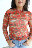 RTS TH1221 RED WESTERN  MESH TOP