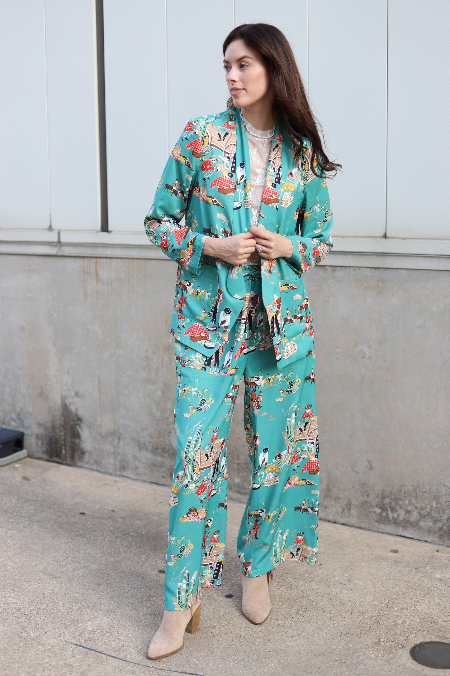 TH1200 S165 TURQ WAGON BLAZER (1 Piece)