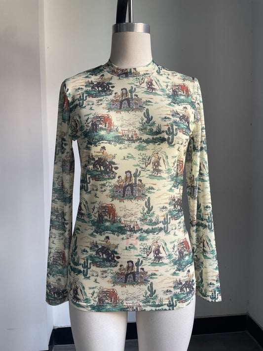 1221 WAGON WESTERN MESH TOP SINGLE