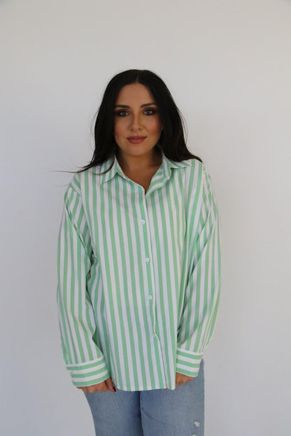 TH36 GREEN STRIPED( 7 Piece)