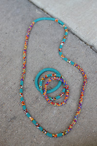 TURQ TURQ SEED BEAD SET