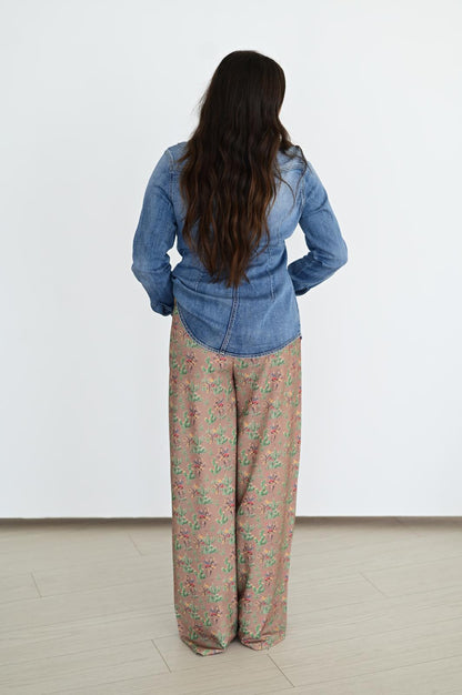 TH221 RETRO CACTUS COWBOY TROUSER PANT (7 Piece)