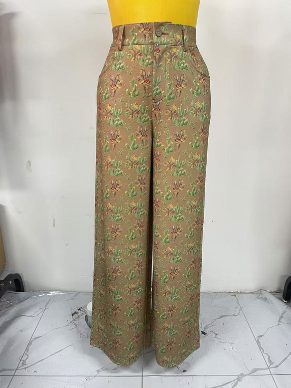 TH221 RETRO CACTUS COWBOY TROUSER PANT (7)