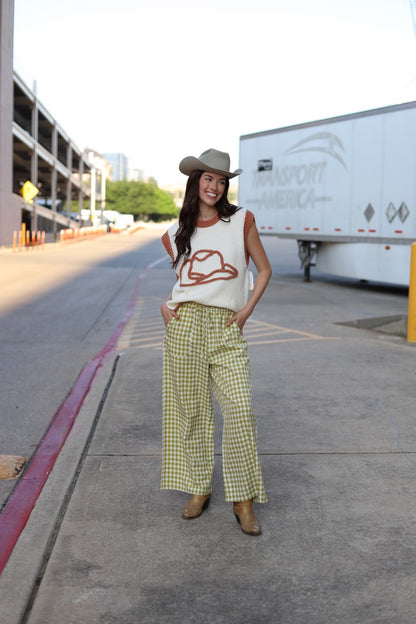 TH2109 S128 GREEN GINGHAM PANT (1 Piece)
