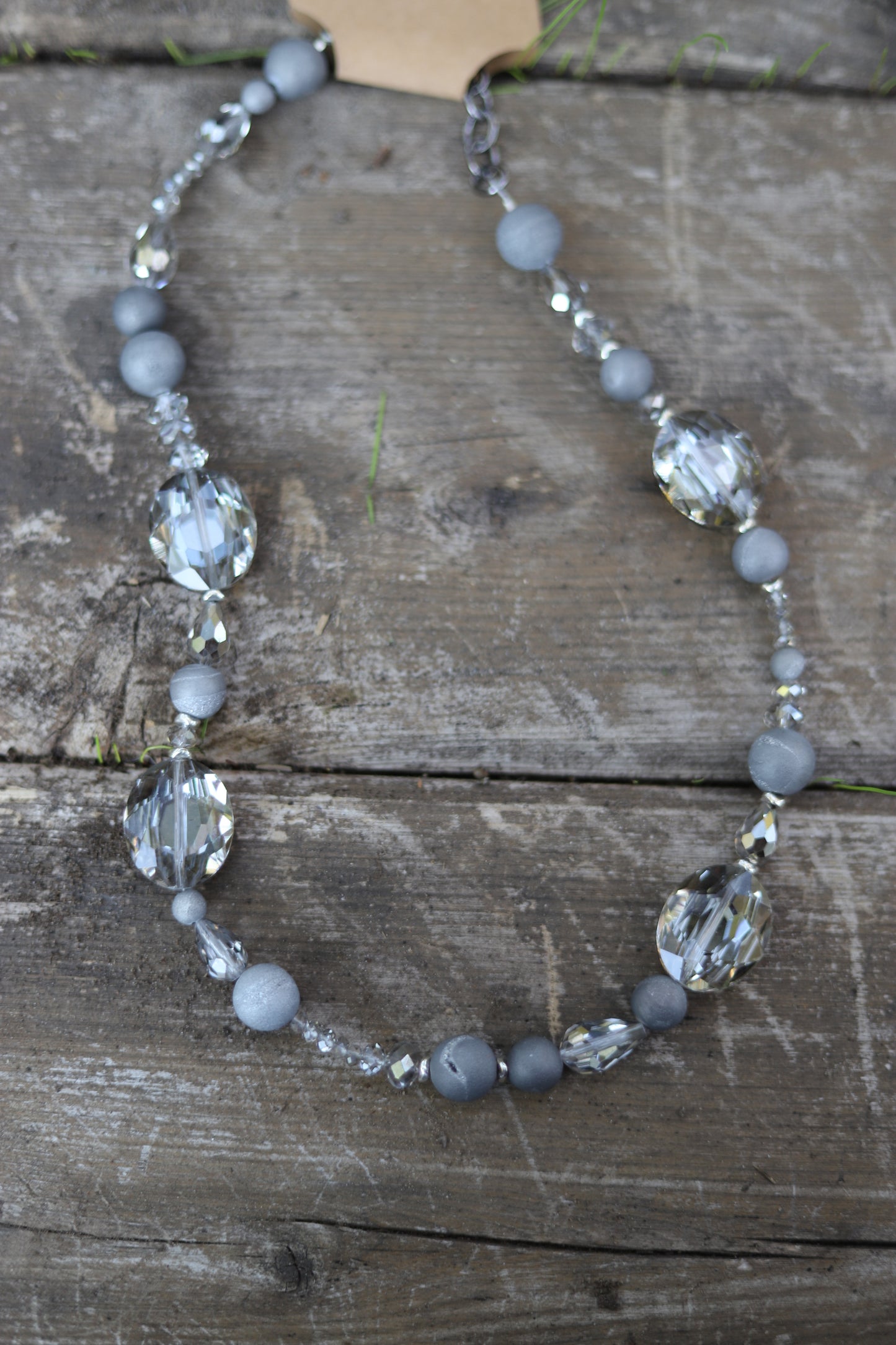 102317 N42 SILVER MIXED HAND BEADED NL