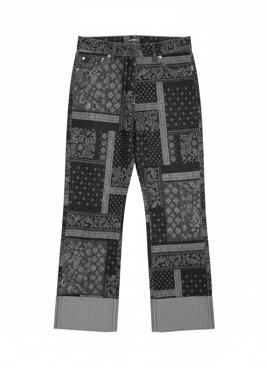 TH201 PAISLEY CUFF JEAN (7 Piece)