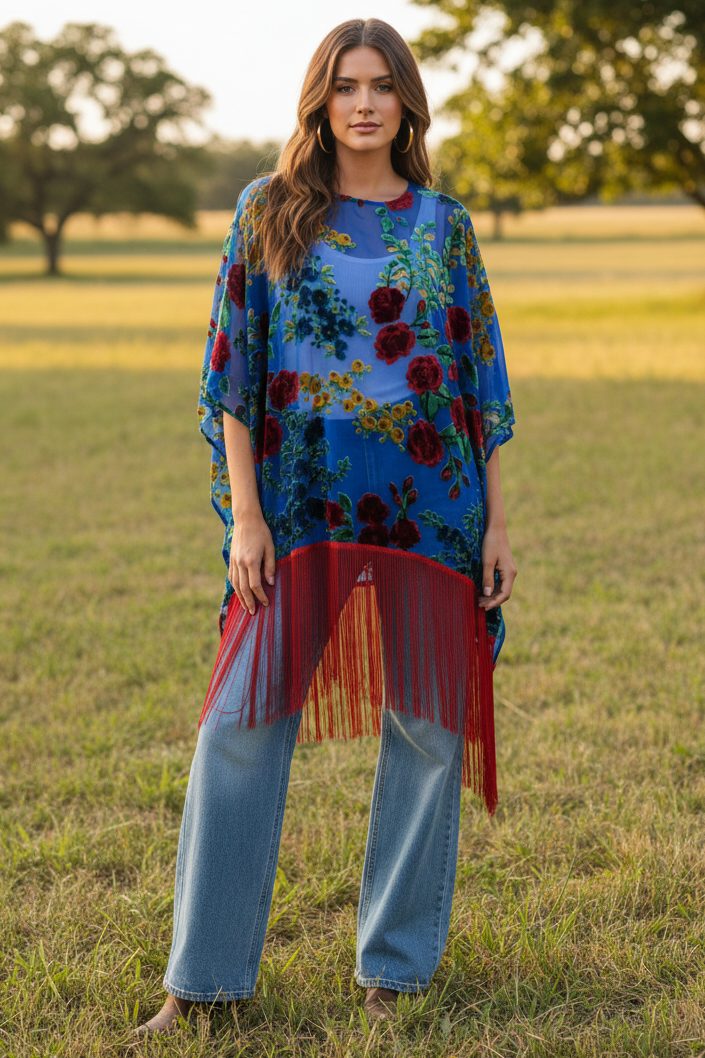 TH227 KASEY PONCHO (6 Piece)