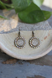 23149 E2-77 ROUND BLING EARRING