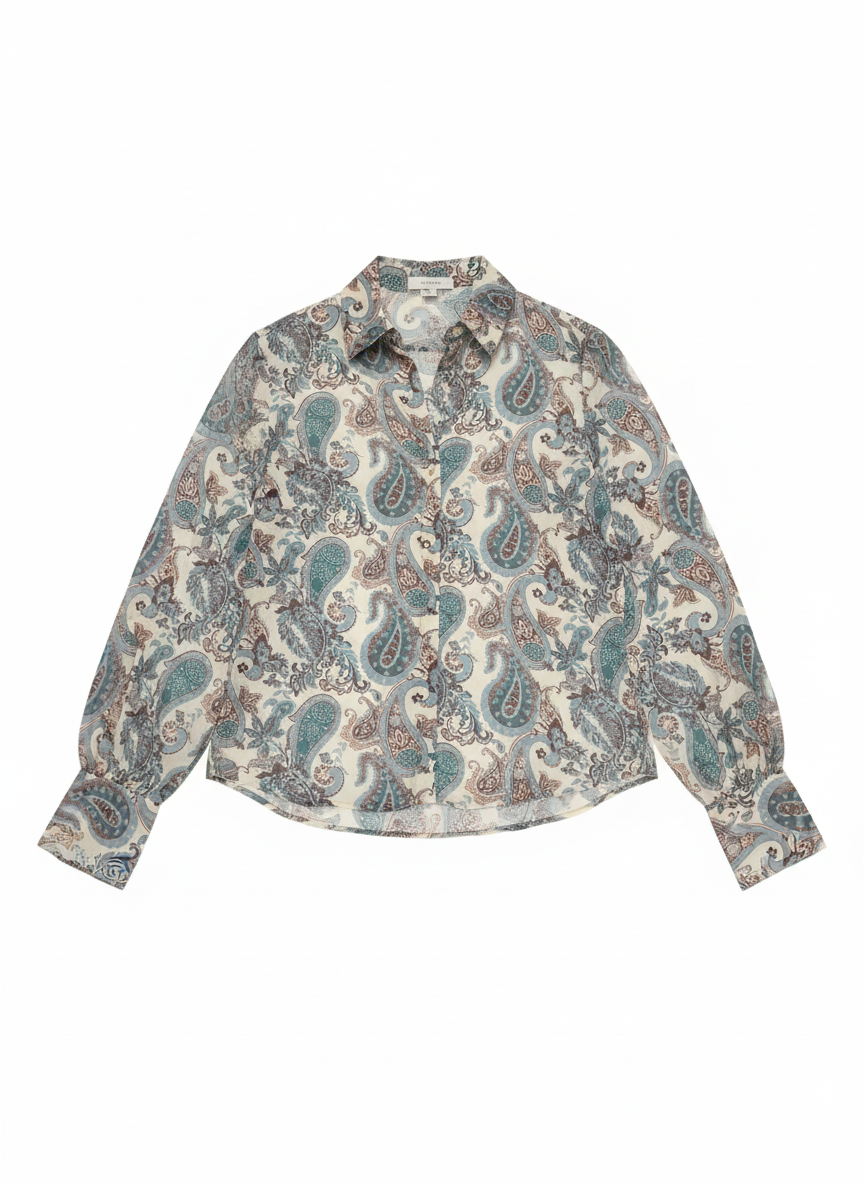SINGLE SALE S10 TH2121 PAISLEY BLOUSE