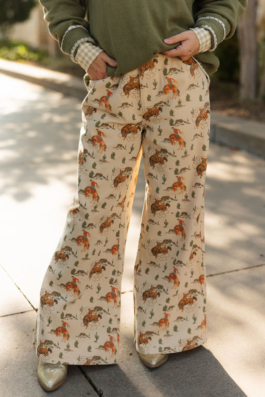 TH228 BUCKING HORSE CACTUS PANT (8 PIECE)