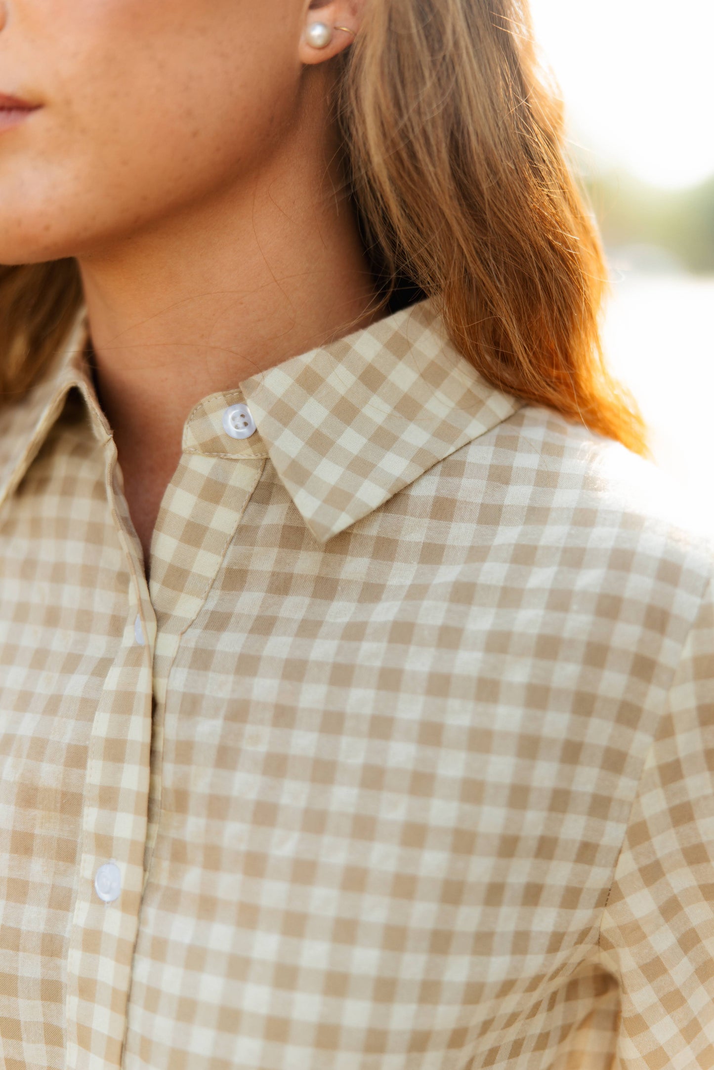 TH11 TAN GINGHAM (7 PIECE)