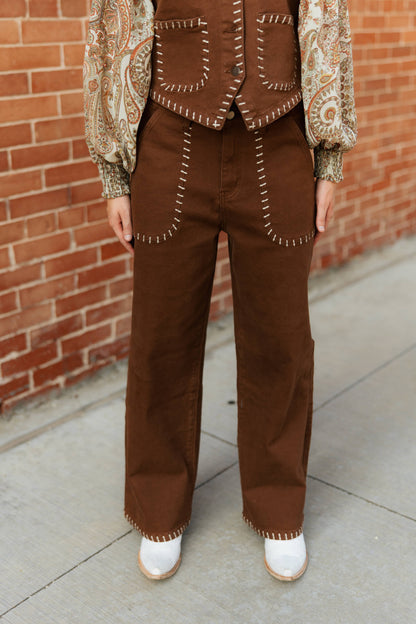 TH245 BROWN JEANS (8 Piece)