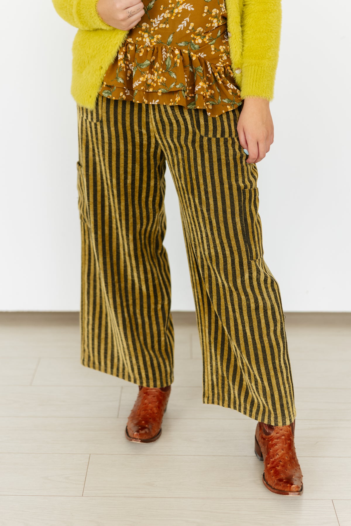 TH132 TERRY STRIPED MUSTRAD (8 Piece)